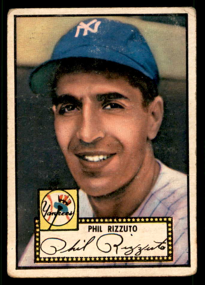 1952 Topps Baseball #011 Phil Rizzuto Yankees VG Red 541943