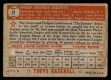 1952 Topps Baseball #011 Phil Rizzuto Yankees VG Red 541943