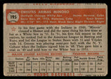 1952 Topps Baseball #195 Minnie Minoso White Sox GD-VG 541946