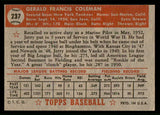 1952 Topps Baseball #237 Jerry Coleman Yankees EX-MT 541948