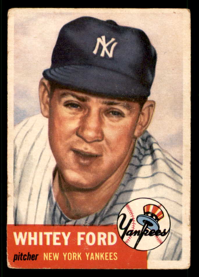 1953 Topps Baseball #207 Whitey Ford Yankees GD-VG 541949