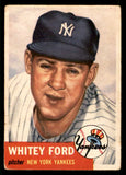 1953 Topps Baseball #207 Whitey Ford Yankees GD-VG 541949