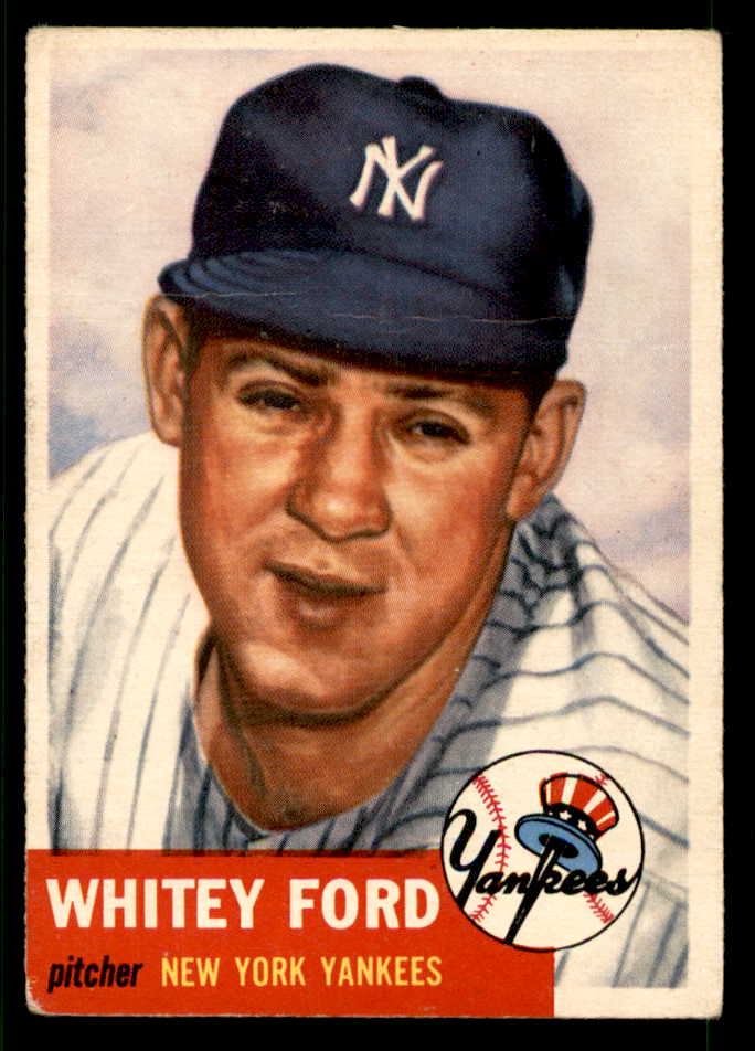1953 Topps Baseball #207 Whitey Ford Yankees GD-VG 541951