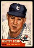 1953 Topps Baseball #207 Whitey Ford Yankees GD-VG 541951