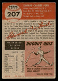 1953 Topps Baseball #207 Whitey Ford Yankees GD-VG 541951