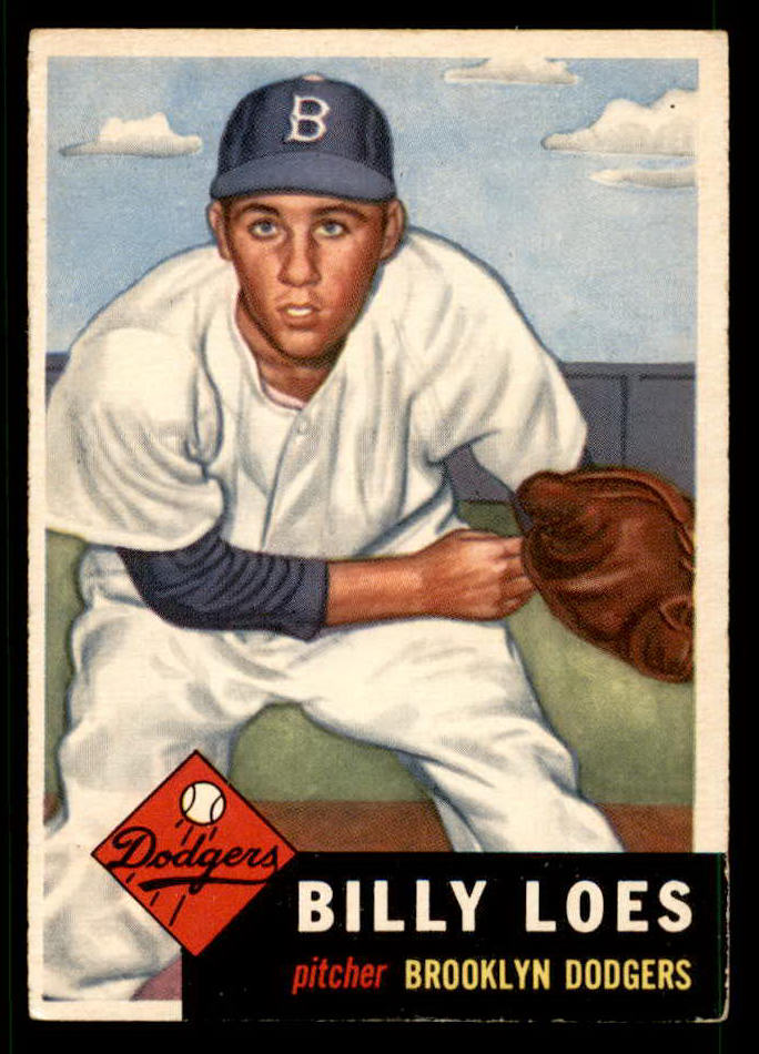 1953 Topps Baseball #174 Billy Loes Dodgers VG-EX 541953