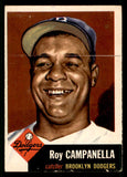 1953 Topps Baseball #027 Roy Campanella Dodgers VG 541955