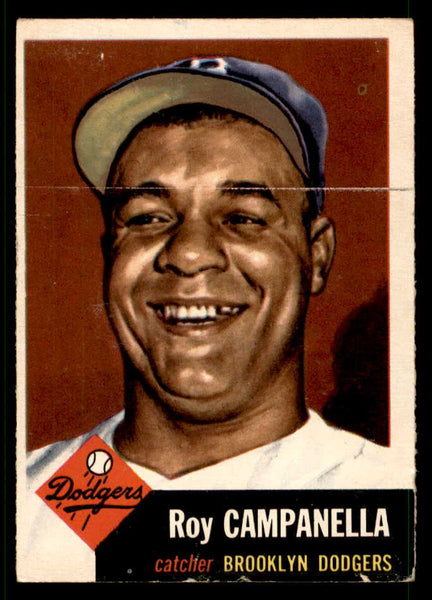 1953 Topps Baseball #027 Roy Campanella Dodgers VG 541955