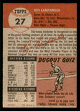 1953 Topps Baseball #027 Roy Campanella Dodgers VG 541955