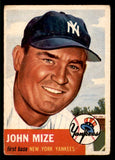 1953 Topps Baseball #077 Johnny Sain Yankees VG 541956
