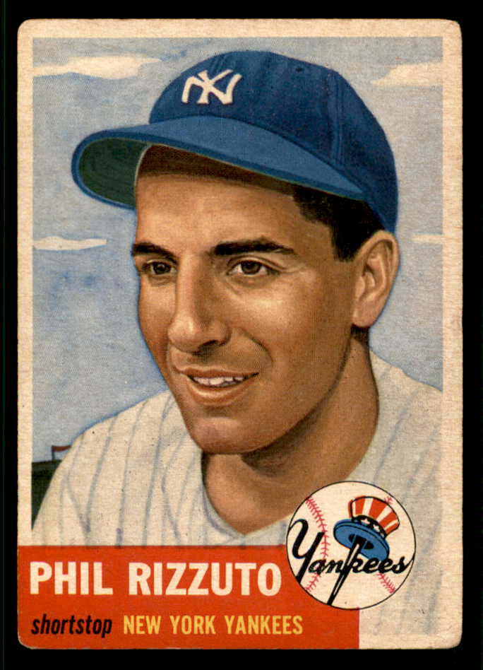 1953 Topps Baseball #114 Phil Rizzuto Yankees VG 541957