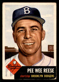 1953 Topps Baseball #076 Pee Wee Reese Dodgers GD-VG 541959