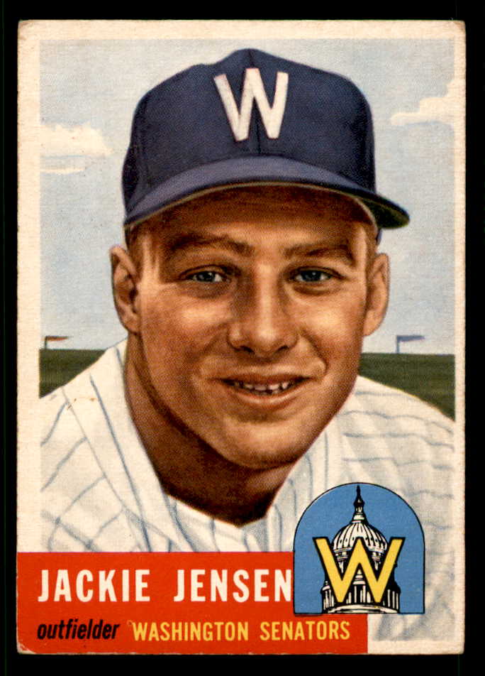 1953 Topps Baseball #265 Jackie Jensen Senators VG-EX 541960