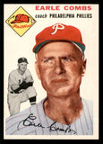 1954 Topps Baseball #183 Earle Combs Phillies EX-MT 541961