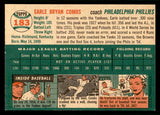 1954 Topps Baseball #183 Earle Combs Phillies EX-MT 541961