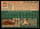 1954 Topps Baseball #205 Johnny Sain Yankees EX-MT 541963