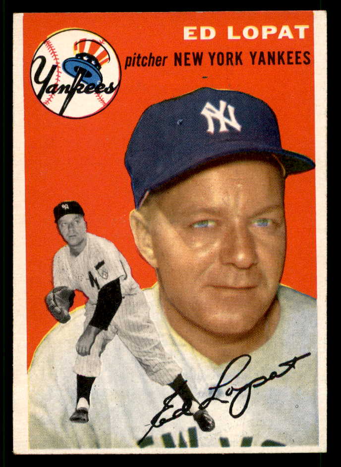 1954 Topps Baseball #005 Eddie Lopat Yankees EX-MT 541964