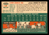 1954 Topps Baseball #014 Preacher Roe Dodgers EX-MT 541965