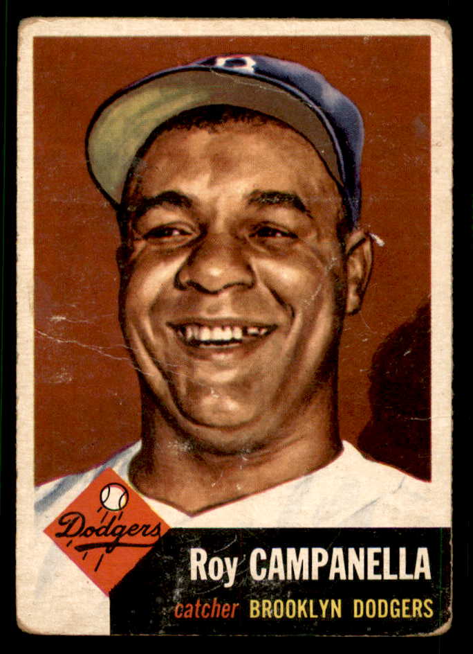 1953 Topps Baseball #027 Roy Campanella Dodgers Good 541966