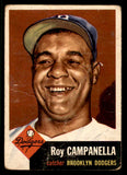 1953 Topps Baseball #027 Roy Campanella Dodgers Good 541966