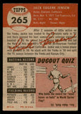 1953 Topps Baseball #265 Jackie Jensen Senators EX 541968