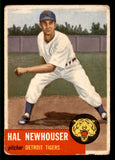 1953 Topps Baseball #228 Hal Newhouser Tigers Good 541971
