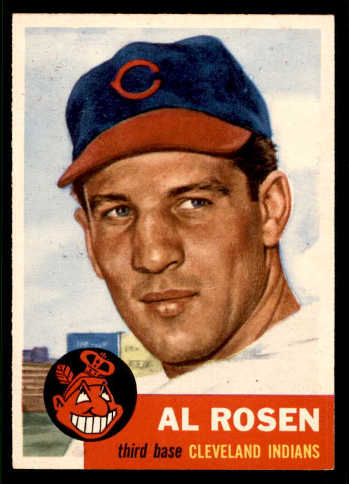 1953 Topps Baseball #135 Al Rosen Indians EX-MT 541972