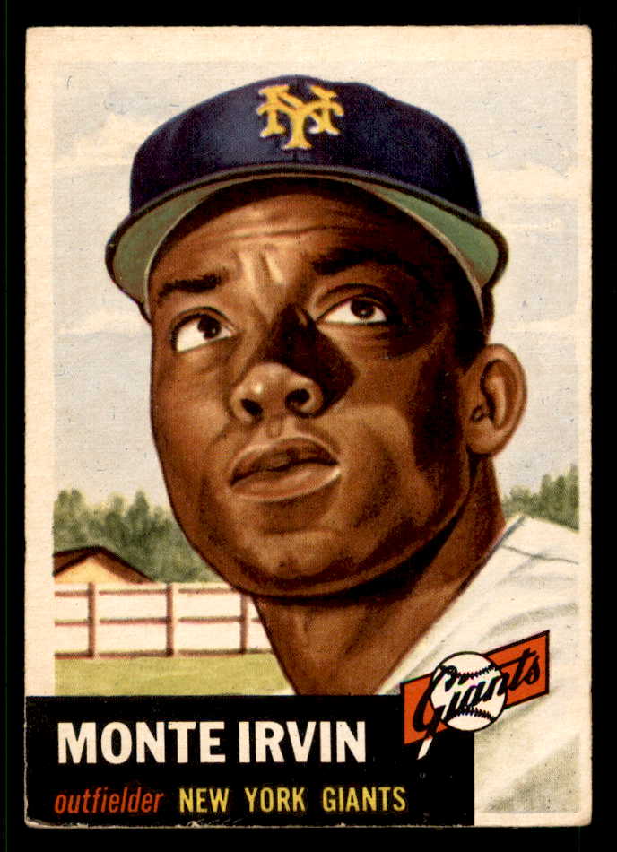 1953 Topps Baseball #062 Monte Irvin Giants VG-EX 541978