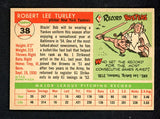 1955 Topps Baseball #038 Bob Turley Yankees EX-MT 541982