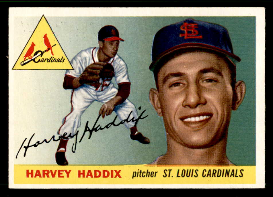 1955 Topps Baseball #043 Harvey Haddix Cardinals EX-MT 541984