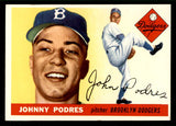 1955 Topps Baseball #025 Johnny Podres Dodgers EX-MT 541986