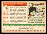 1955 Topps Baseball #019 Billy Herman Dodgers EX-MT 541990