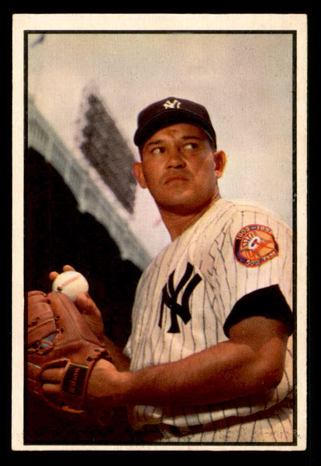 1953 Bowman Color Baseball #068 Allie Reynolds Yankees EX-MT 541996