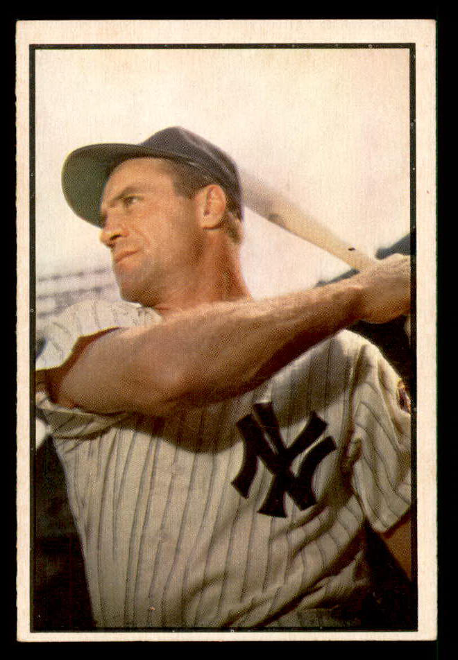 1953 Bowman Color Baseball #084 Hank Bauer Yankees EX-MT 541997