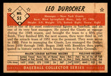 1953 Bowman Color Baseball #055 Leo Durocher Giants EX-MT 542000
