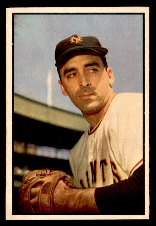 1953 Bowman Color Baseball #096 Sal Maglie Giants VG-EX 542002