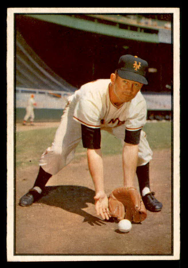 1953 Bowman Color Baseball #001 Davey Williams Giants VG-EX 542005