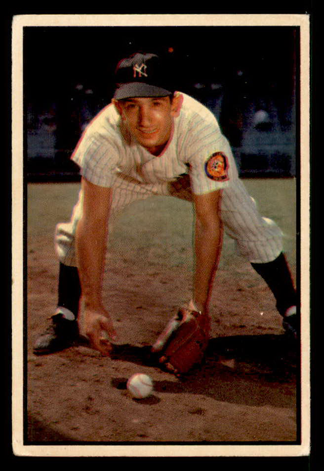 1953 Bowman Color Baseball #118 Billy Martin Yankees VG-EX 542012
