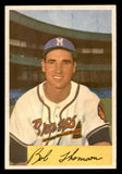 1954 Bowman Baseball #201 Bobby Thomson Braves EX-MT 542018