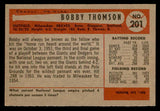 1954 Bowman Baseball #201 Bobby Thomson Braves EX-MT 542018