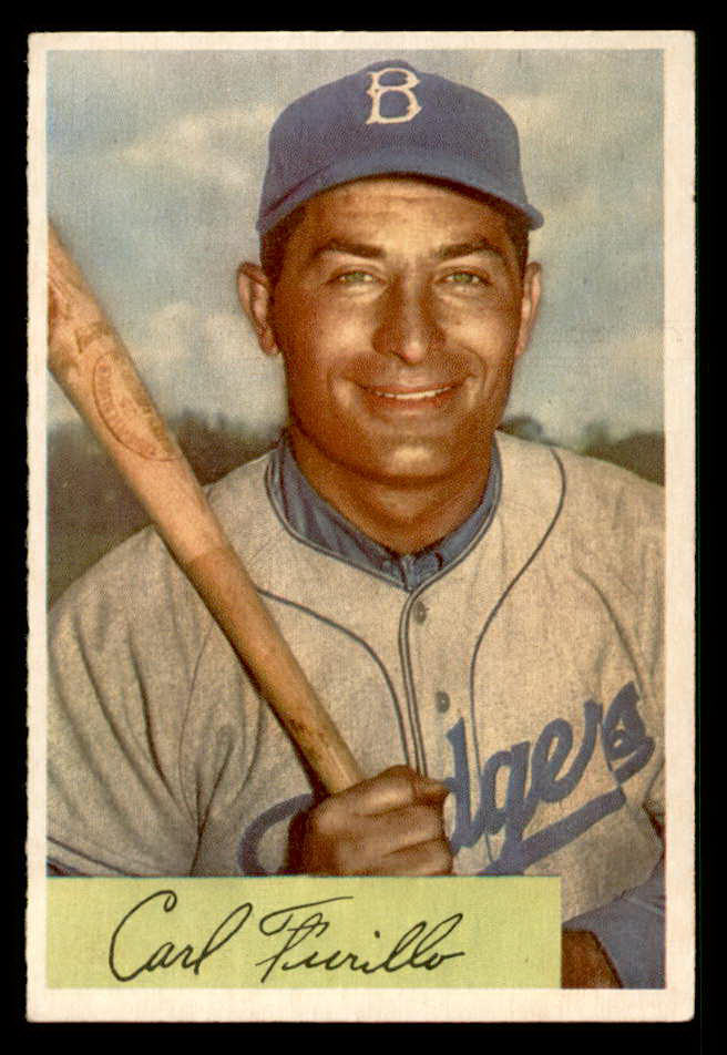 1954 Bowman Baseball #122 Carl Furillo Dodgers EX 542022