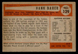1954 Bowman Baseball #129 Hank Bauer Yankees EX 542023
