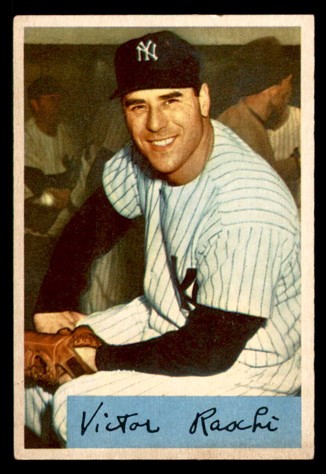 1954 Bowman Baseball #033 Vic Raschi Yankees EX+/EX-MT No Trade 542025