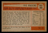 1954 Bowman Baseball #033 Vic Raschi Yankees EX+/EX-MT No Trade 542025