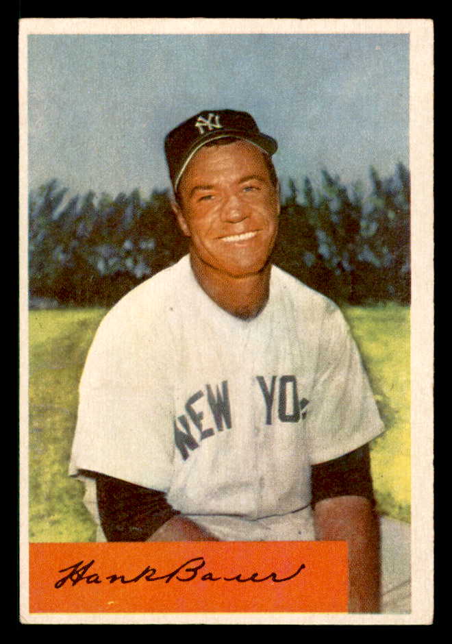 1954 Bowman Baseball #129 Hank Bauer Yankees EX+/EX-MT 542026