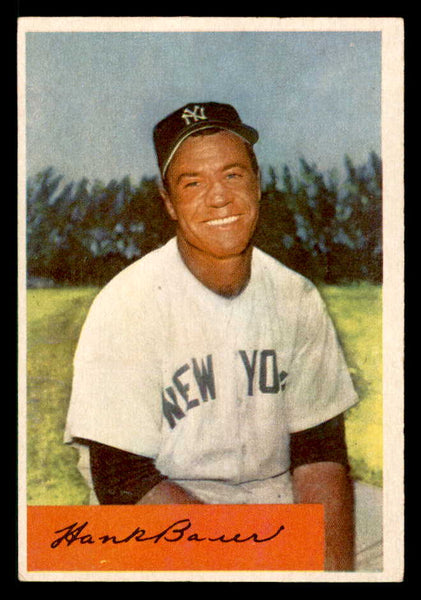 1954 Bowman Baseball #129 Hank Bauer Yankees EX+/EX-MT 542026