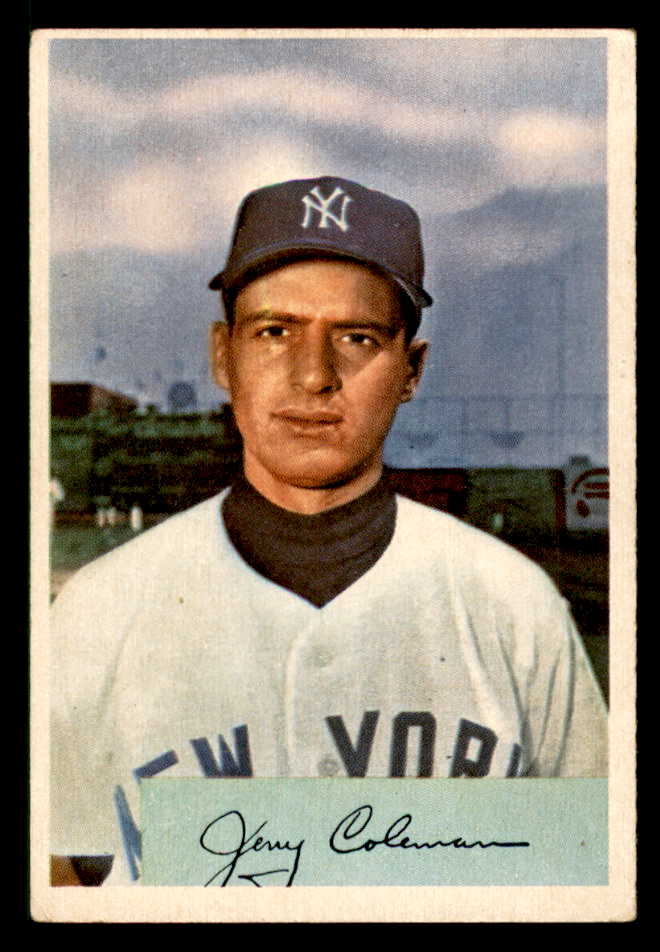 1954 Bowman Baseball #081 Jerry Coleman Yankees VG-EX 542029