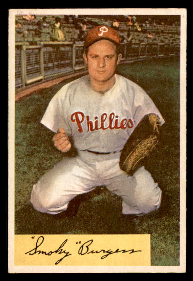 1954 Bowman Baseball #031 Smoky Burgess Phillies VG-EX 542030