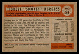 1954 Bowman Baseball #031 Smoky Burgess Phillies VG-EX 542030