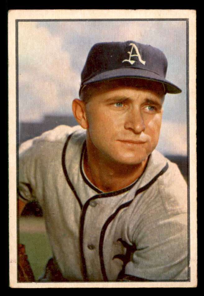 1953 Bowman Color Baseball #011 Bobby Shantz A's EX+/EX-MT 542037